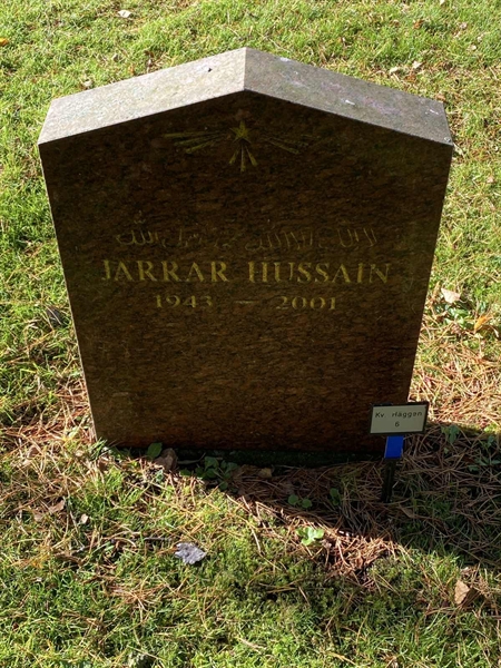 Grave number: 2 H     6