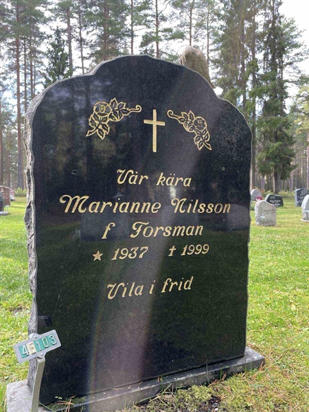 Grave number: 3 4   103