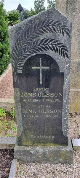 Grave number: LM 1 13  007, 008