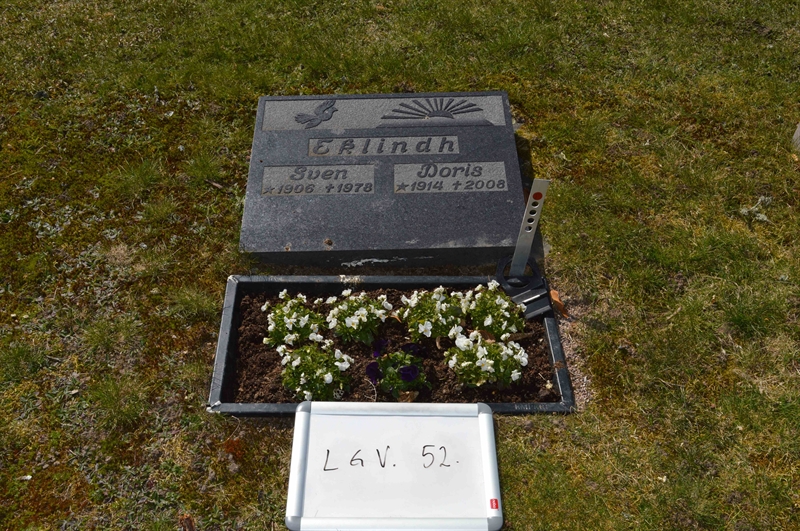 Grave number: LG V    52