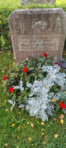 Grave number: M G  113, 114