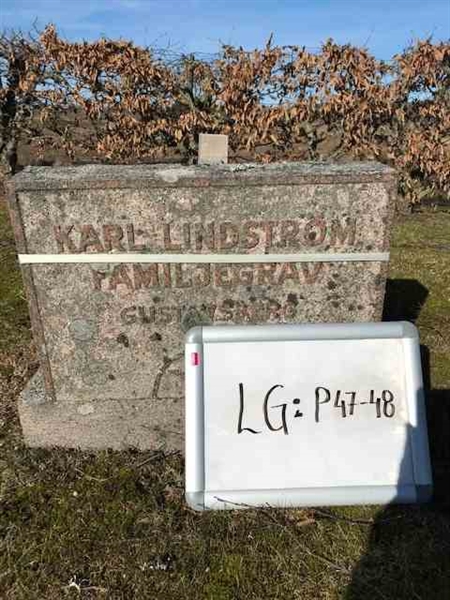 Grave number: LG P    47, 48