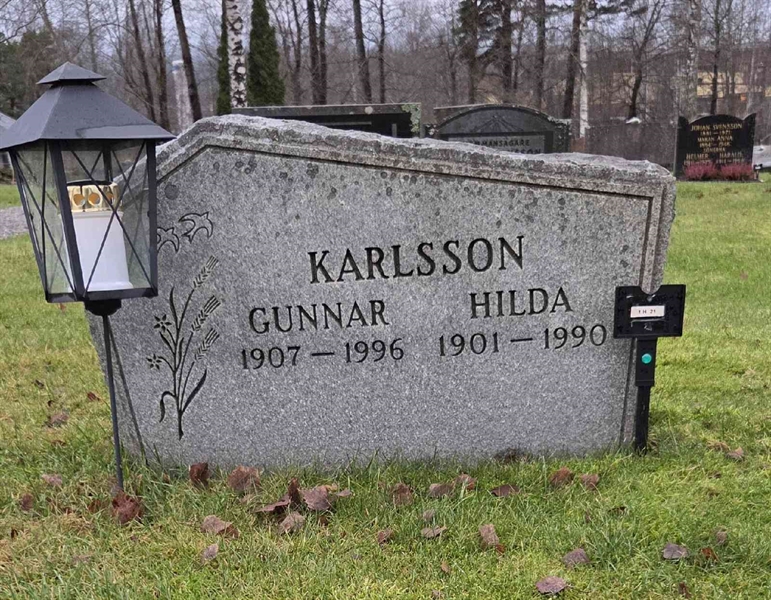 Hautatunnus: 1 H    21