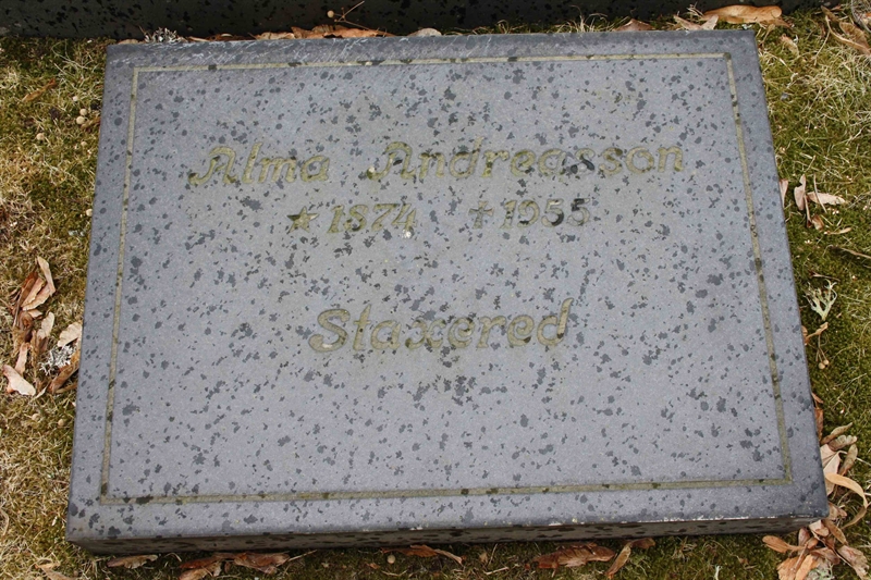 Grave number: Bk G  1005