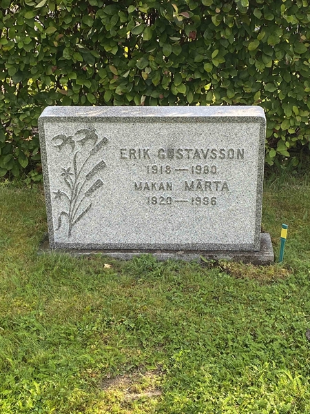 Grave number: 1 21      5, 6