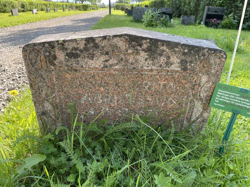 Grave number: DU AL     1