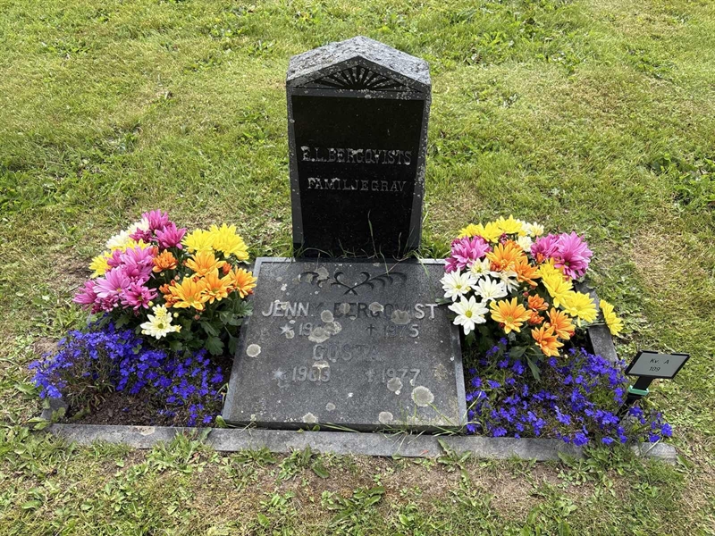 Grave number: 003 A   109