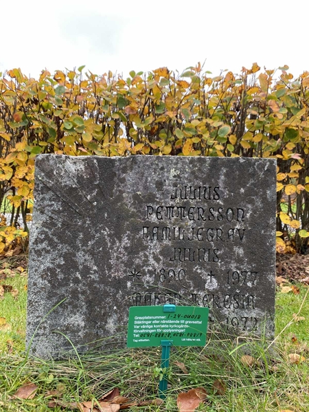 Grave number: 1 24 0U018