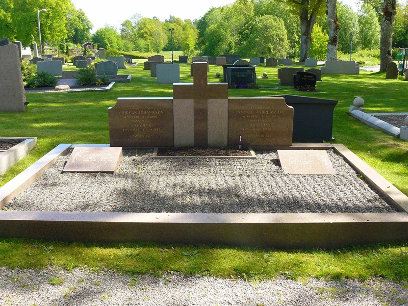 Grave number: Lå G C   592, 593, 594