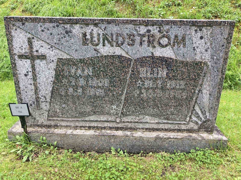Gravnummer: NK A 194