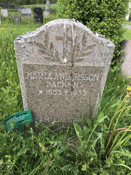 Grave number: KA E   405