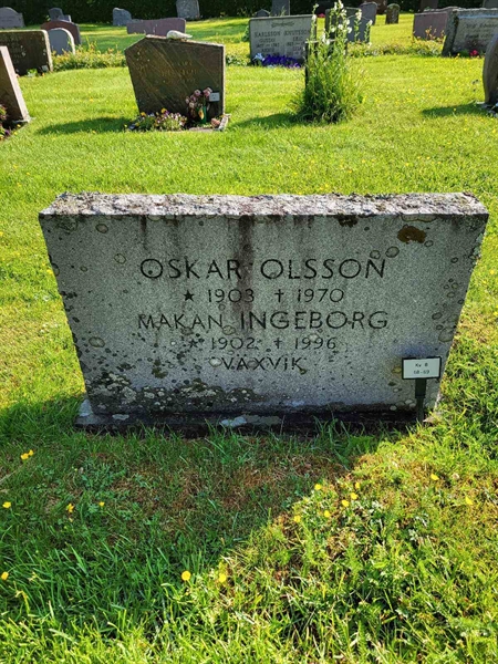 Grave number: kö 01 08    68-69