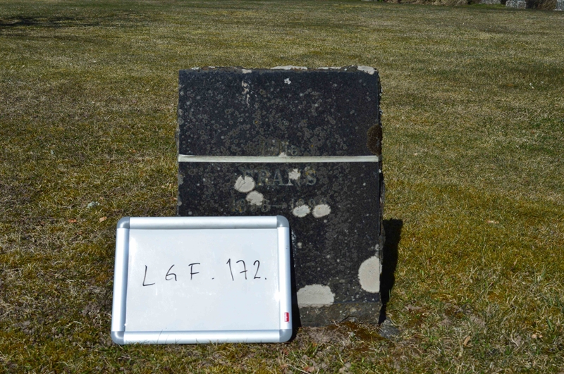 Grave number: LG F   172