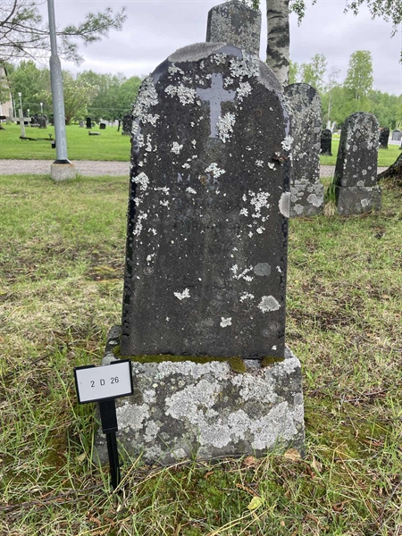Grave number: 2 D    26