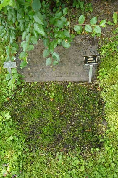 Grave number: 1 G   76