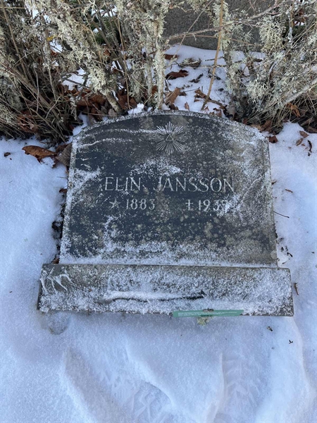 Gravnummer: SJ G    43