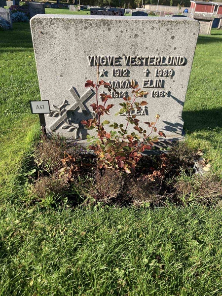 Grave number: 1 NA    41