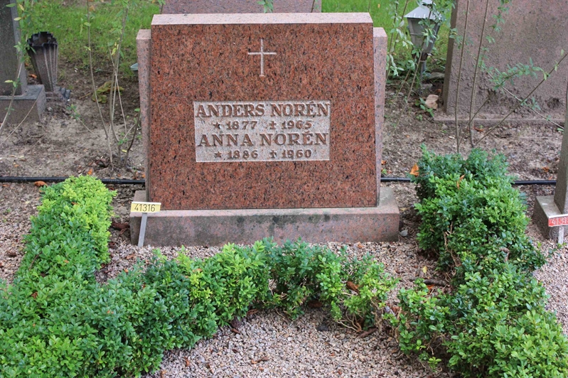 Grave number: Ö U02    20