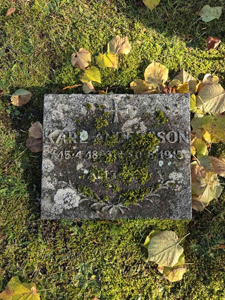 Grave number: Ö A D  1362