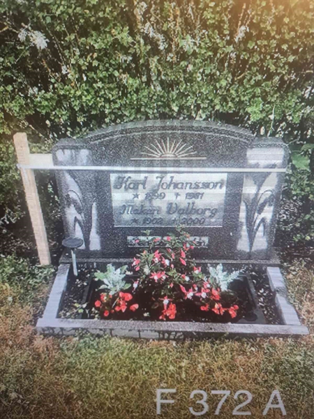 Gravnummer: Ul F   372-B