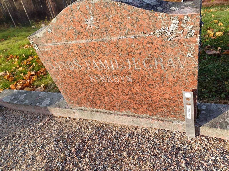 Grave number: JÄ 1 A 1735, 1736, 1737