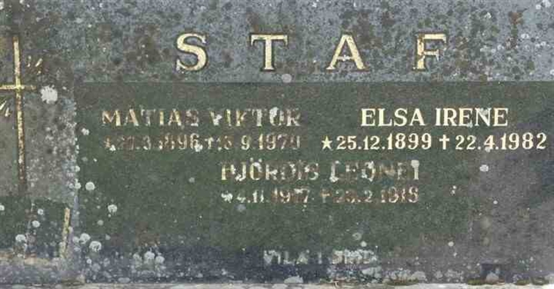 Grave number: 1 GF 03    141-142