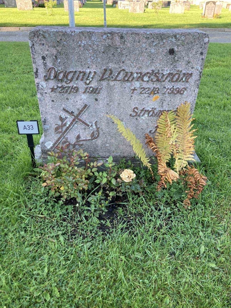 Grave number: 1 NA    33