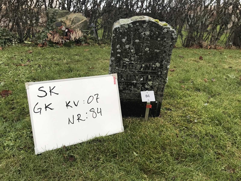 Grave number: S GK 07    84