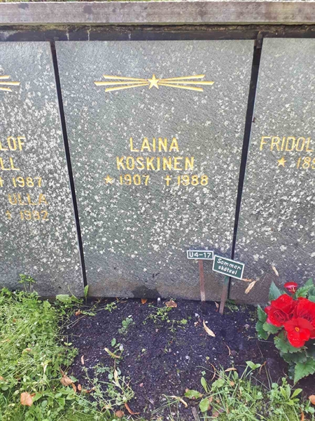 Hautatunnus: GK U 4    17