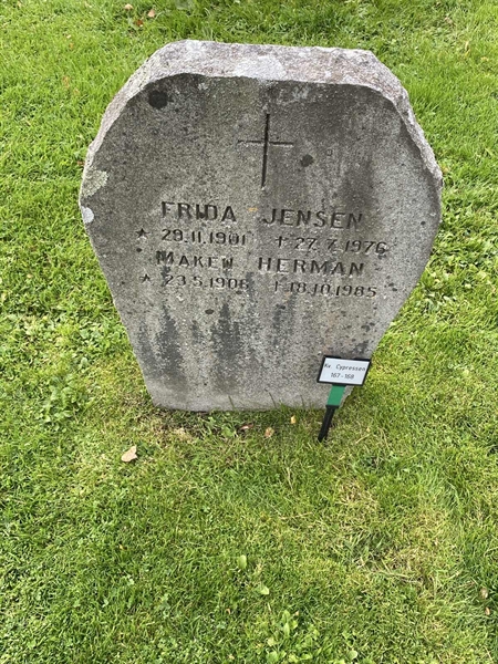 Grave number: 2 C   167-168