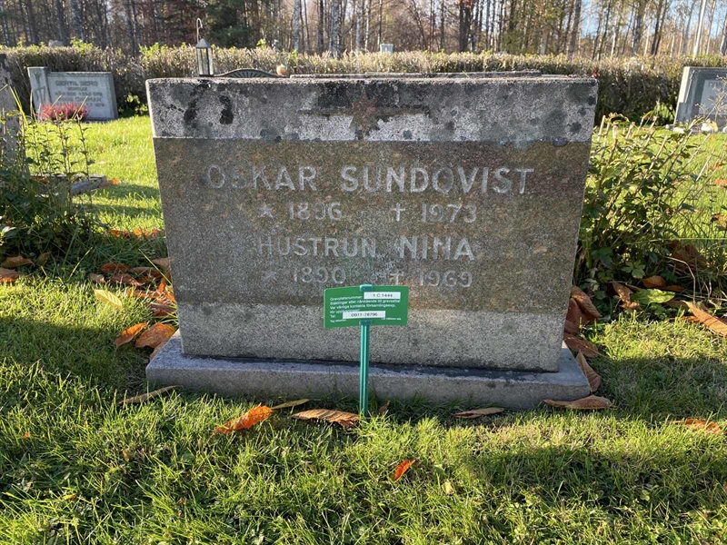 Grave number: 1 C  1444Allm