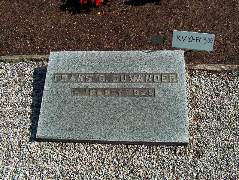 Grave number: HÖB 10   300