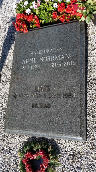 Grave number: SÅ    062