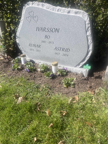 Grave number: 1 3 F1 179