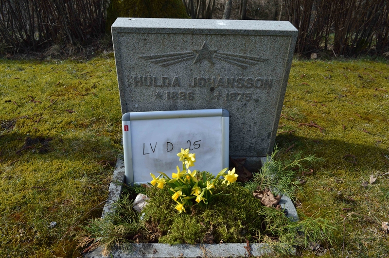 Grave number: LV D    25