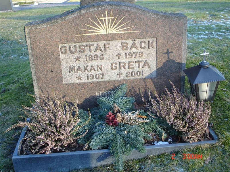 Grave number: B G  624, 625