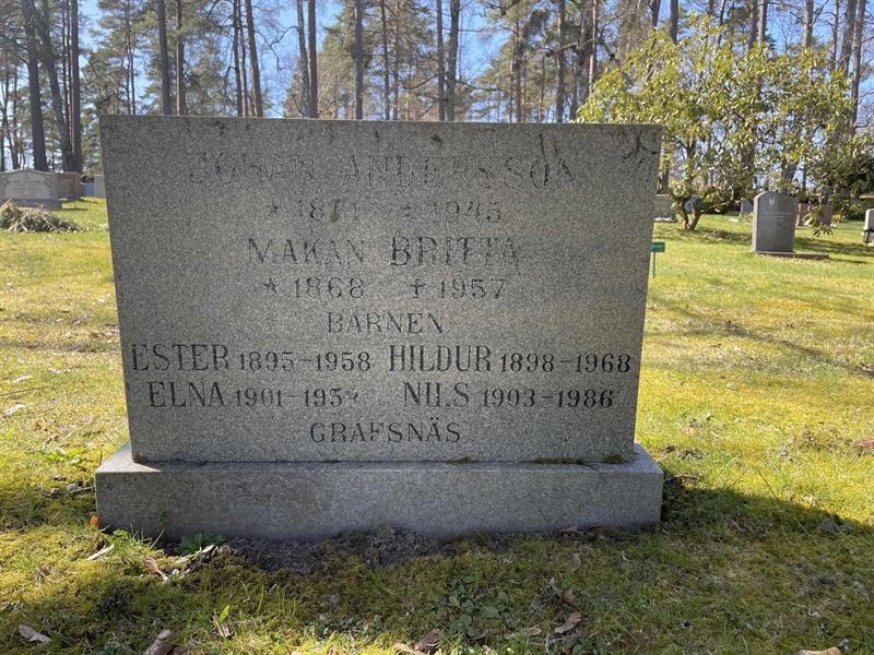 Grave number: Er G 3   108, 109