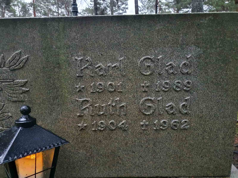 Grave number: SK A1   107