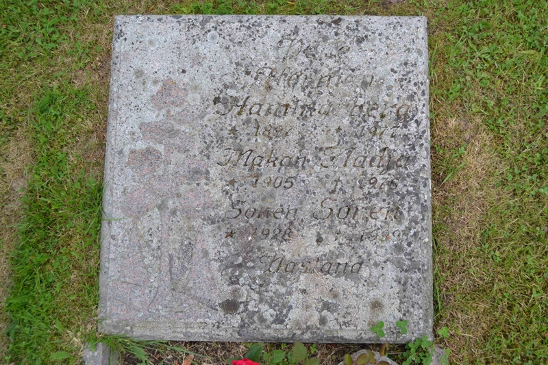 Grave number: 1 H   535