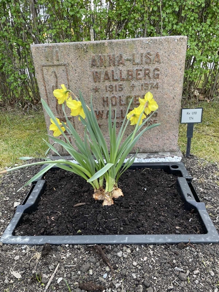 Grave number: 1 U10   174