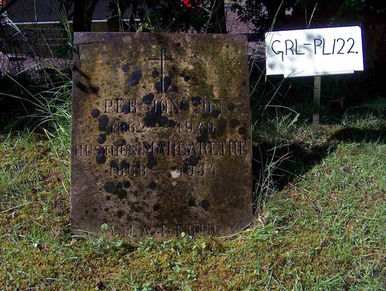Grave number: HÖB GL.R   122