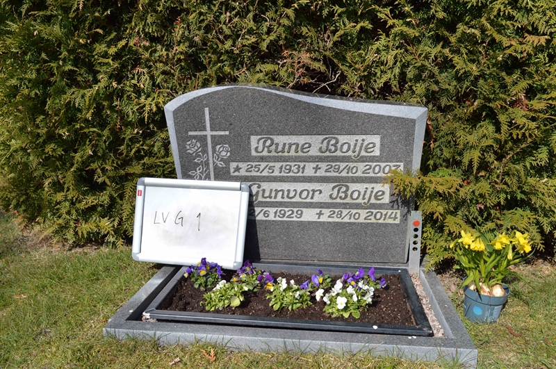 Grave number: LV G     1