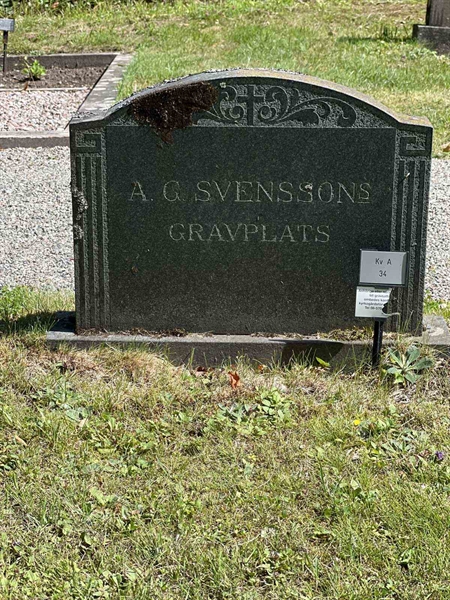 Grave number: 1 A    34