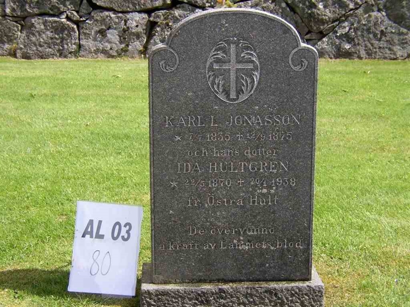 Grave number: AL 4 179-180
