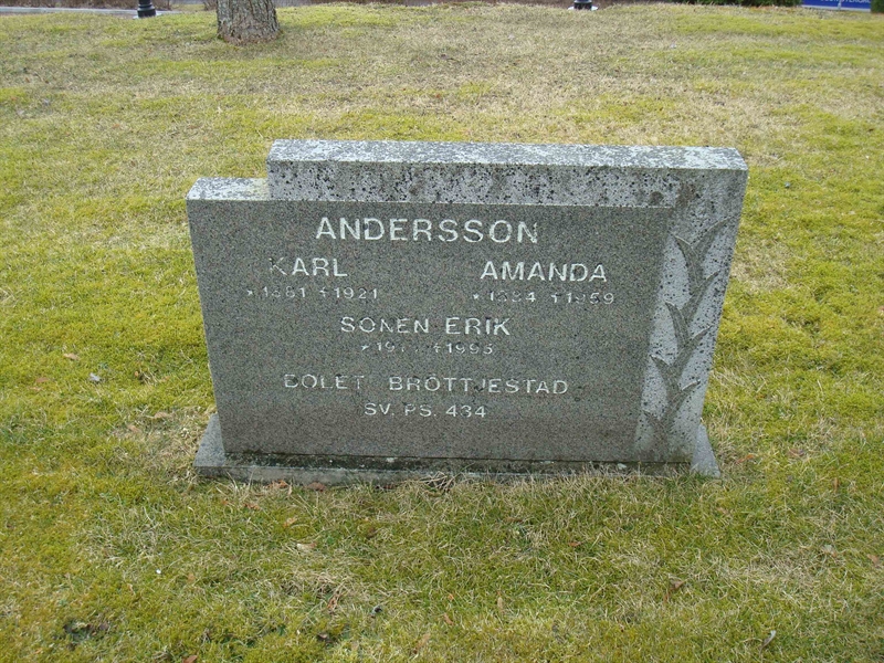 Grave number: BR AIII   107