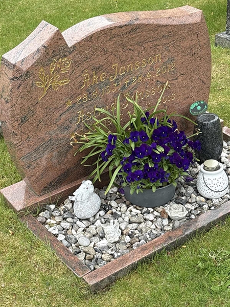 Grave number: SKF B    16, 17
