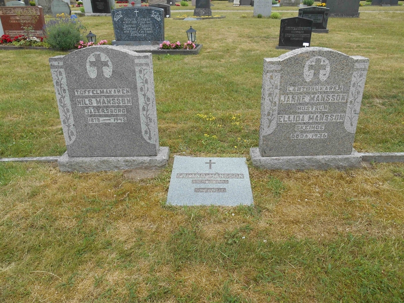 Grave number: VM E   177, 178, 179