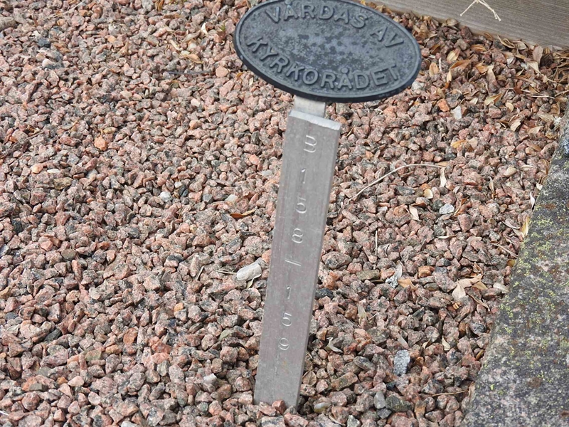 Gravnummer: BK B   158-159