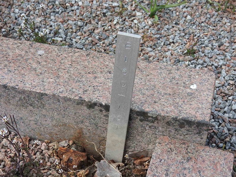 Gravnummer: BK B   160-161