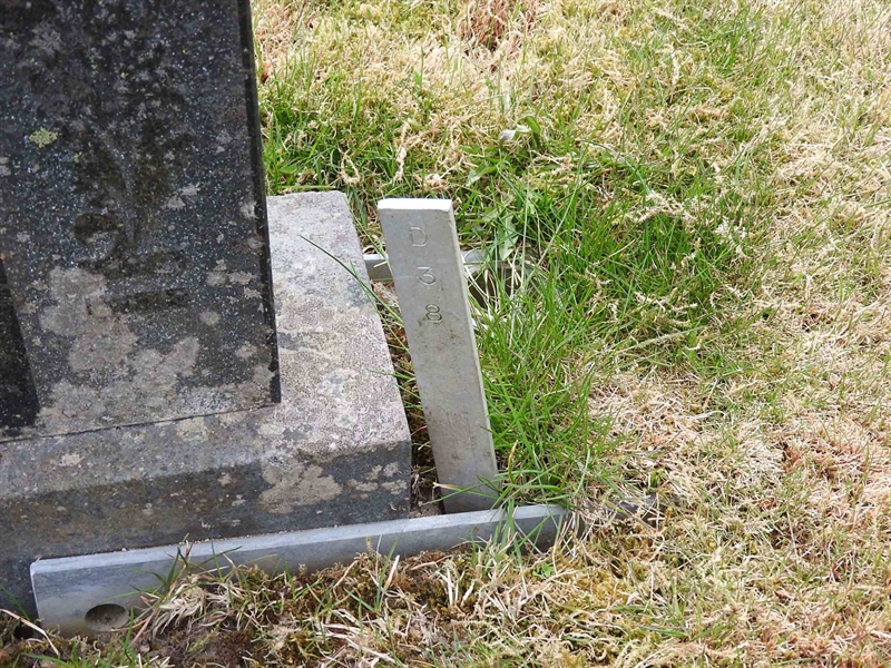 Gravnummer: BK D    38